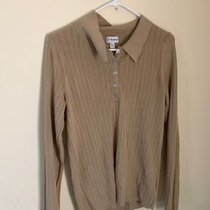 Light Academia Long Sleeve Collared Short